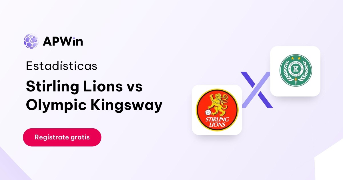 Stirling Lions vs Olympic Kingsway: En vivo, Resultado y Estadísticas
