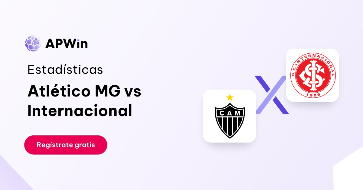 Atlético MG vs Internacional: En vivo, Resultado y Estadísticas