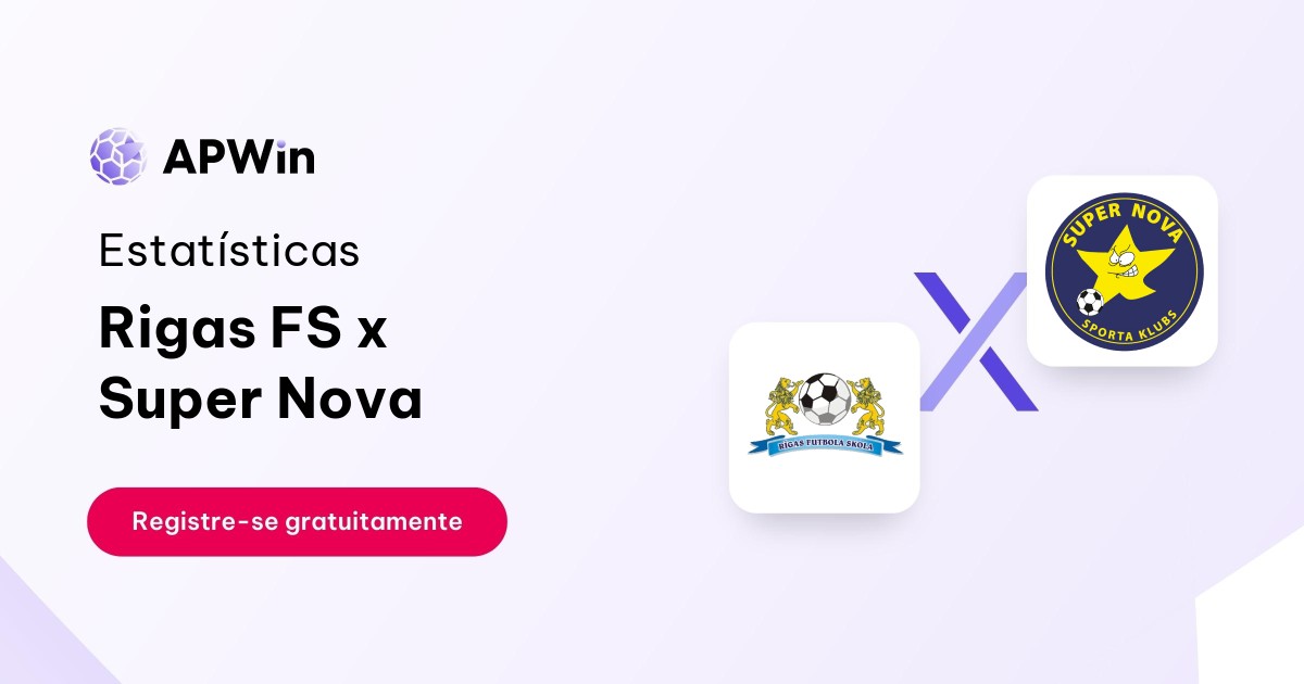 Rigas FS x Super Nova: Placar ao Vivo, H2H e Resultados