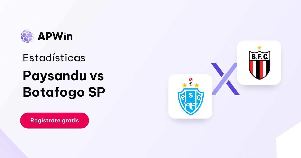 Paysandu vs Botafogo SP: En vivo, Resultado y Estadísticas