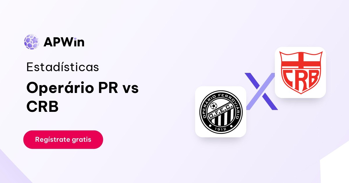 Operário PR vs CRB: En vivo, Resultado y Estadísticas