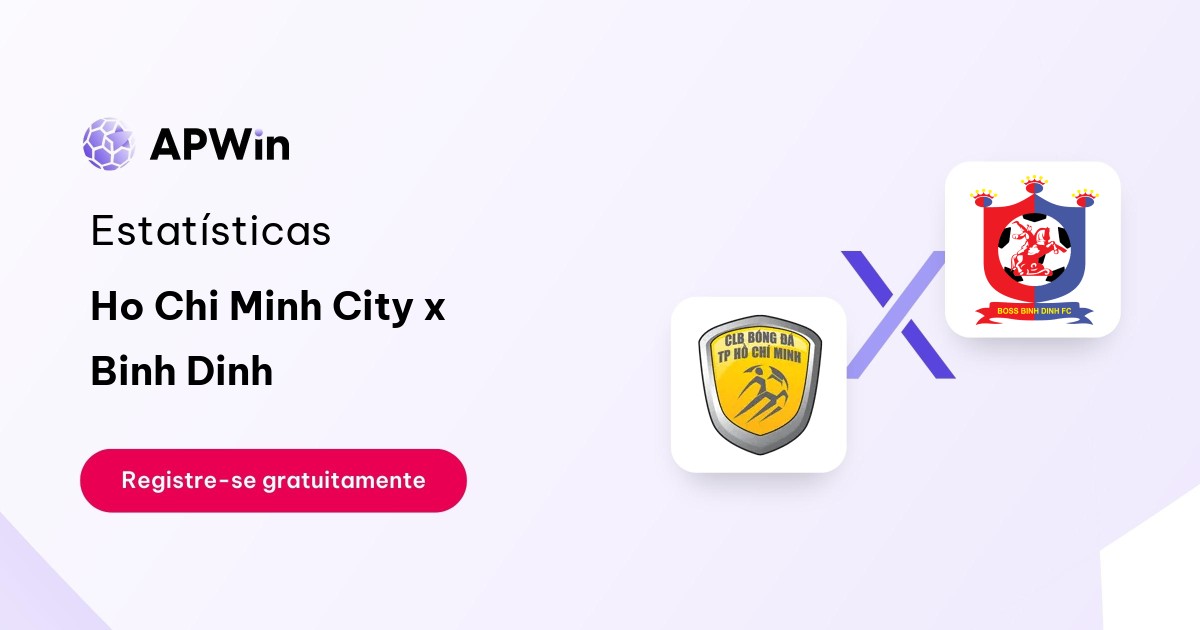 Ho Chi Minh City x Binh Dinh: Placar ao Vivo, H2H e Resultados