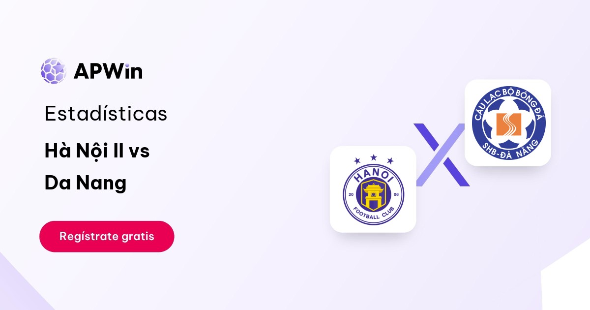 Hà Nội II vs Da Nang: En vivo, Resultado y Estadísticas