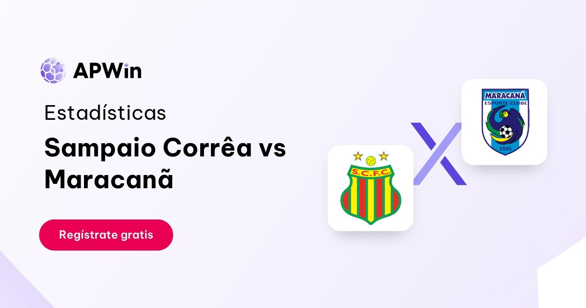 Sampaio Corrêa vs Maracanã: En vivo, Resultado y Estadísticas