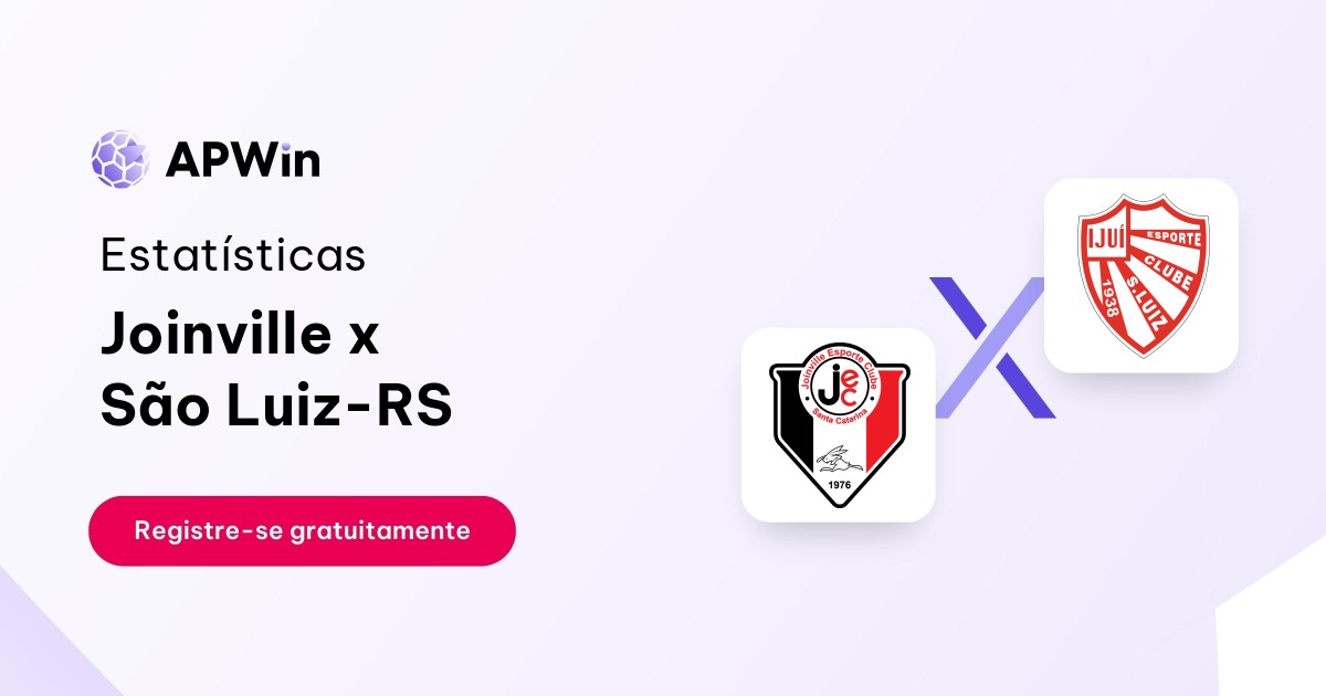 Joinville x São Luiz-RS: Placar ao Vivo, H2H e Resultados