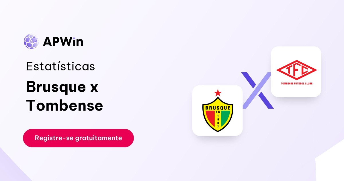 Brusque x Tombense: Placar ao Vivo, H2H e Resultados