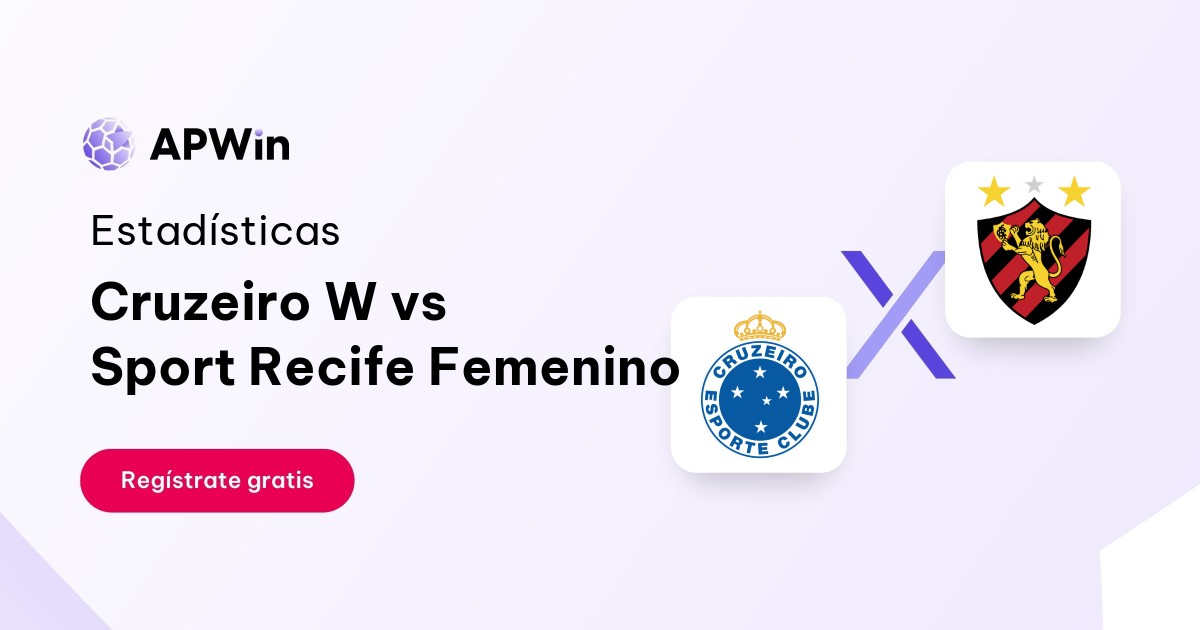 Cruzeiro Femenino vs Sport Recife Femenino: En vivo, Resultado y Estadísticas