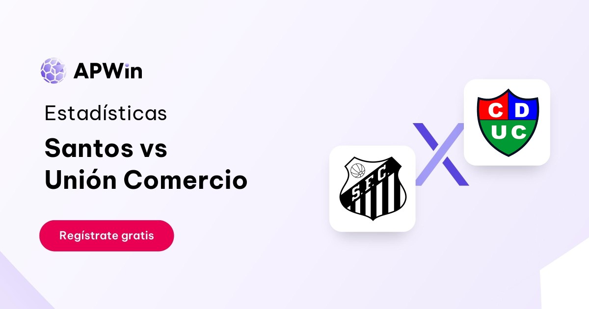 Santos vs Unión Comercio: En vivo, Resultado y Estadísticas