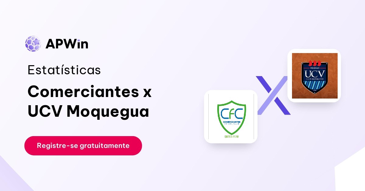 Comerciantes x UCV Moquegua: Placar ao Vivo, H2H e Resultados