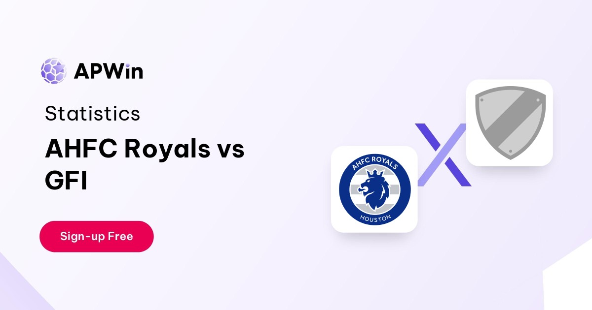 AHFC Royals vs GFI Preview, Livescore and H2H