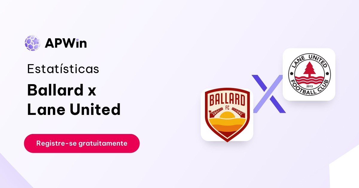 Ballard x Lane United: Placar ao Vivo, H2H e Resultados
