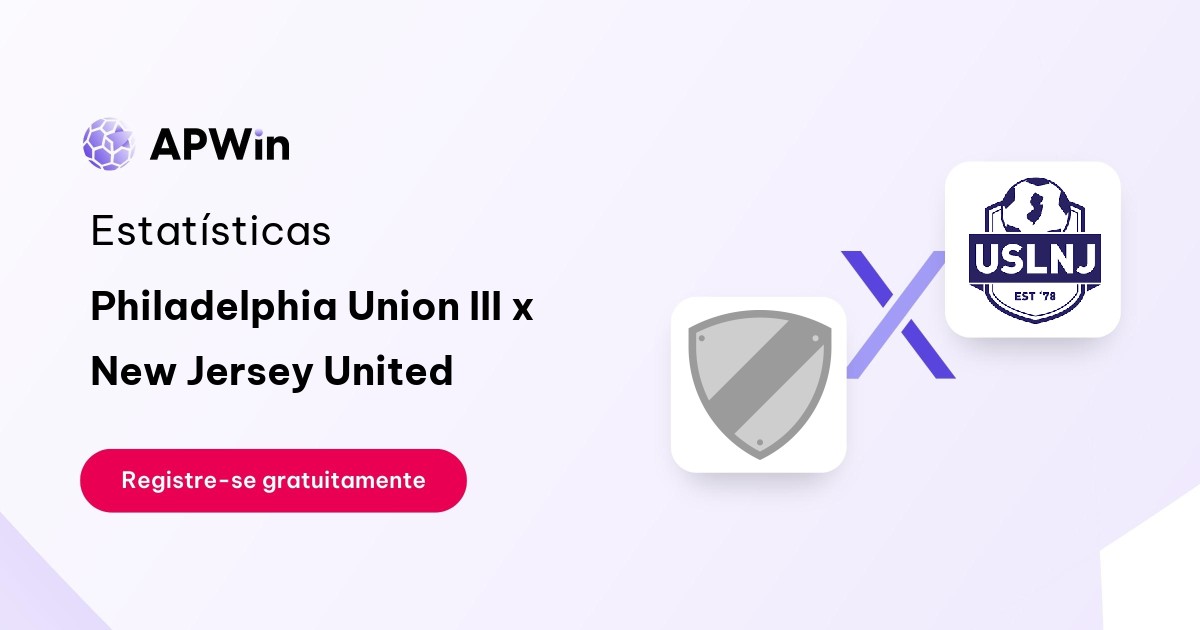 Philadelphia Union III x New Jersey United: Placar ao Vivo, H2H e Resultados