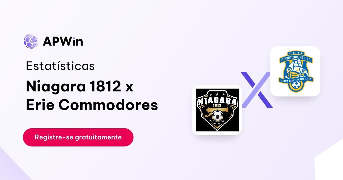 Niagara 1812 x Erie Commodores: Placar ao Vivo, H2H e Resultados