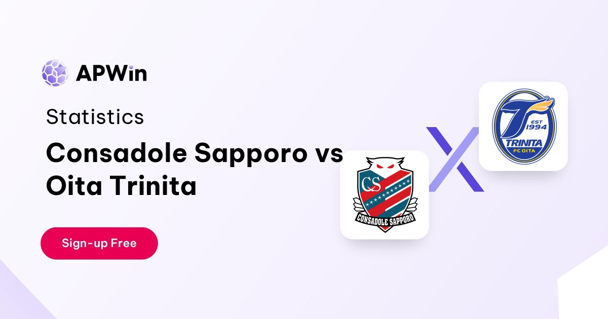 Consadole Sapporo vs Oita Trinita Preview, Livescore and H2H