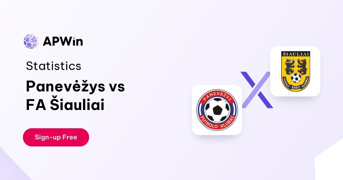 Panevėžys vs FA Šiauliai Preview, Livescore and H2H
