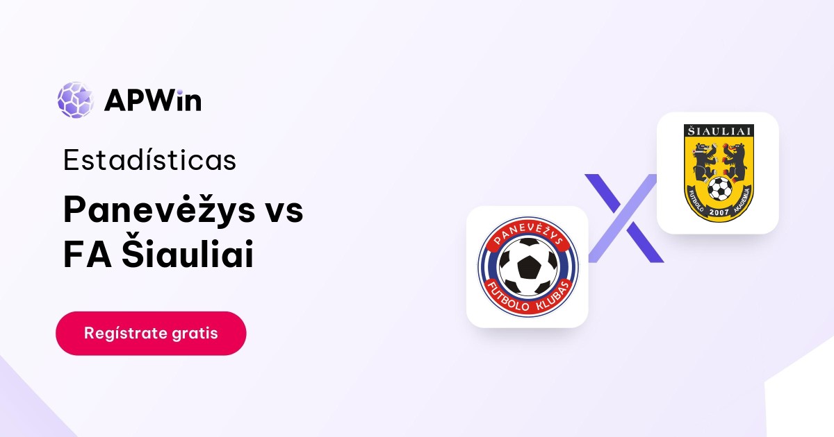 Panevėžys vs FA Šiauliai: En vivo, Resultado y Estadísticas