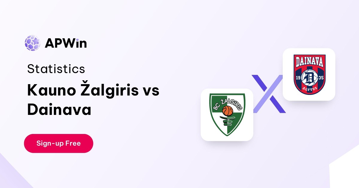 Kauno Žalgiris vs Dainava Preview, Livescore and H2H