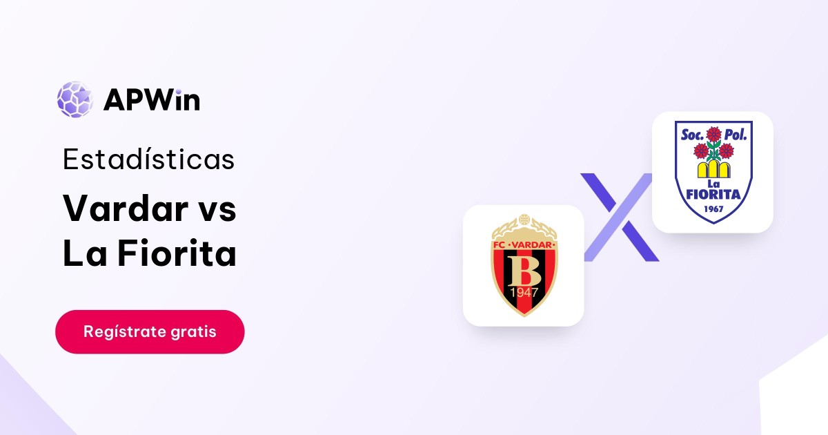 Vardar vs La Fiorita: En vivo, Resultado y Estadísticas