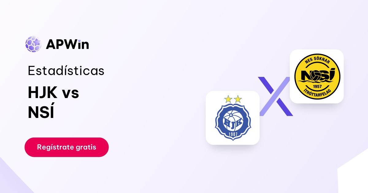 HJK vs NSÍ: En vivo, Resultado y Estadísticas
