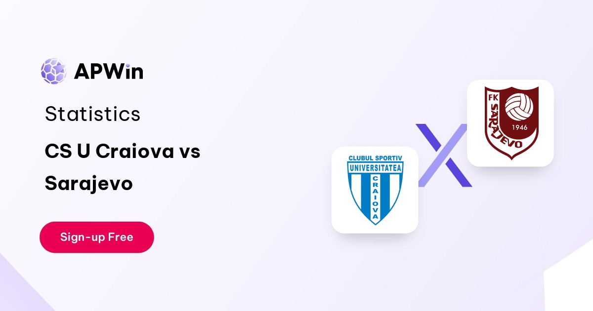 CS U Craiova vs Sarajevo Preview, Livescore and H2H