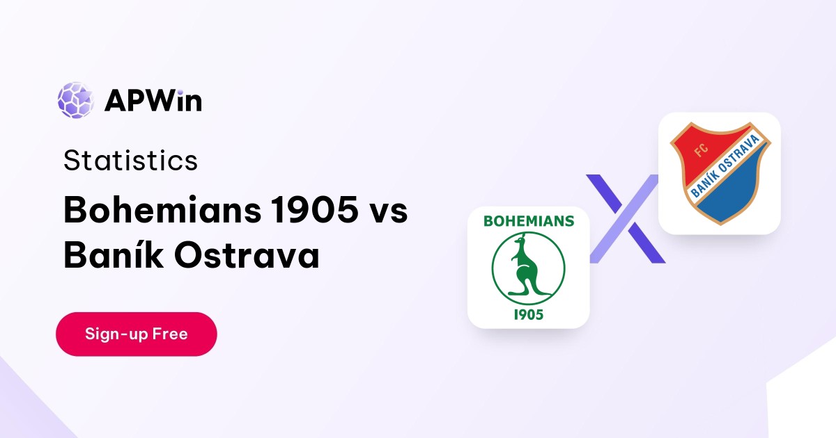 Bohemians 1905 vs Baník Ostrava Preview, Livescore and H2H