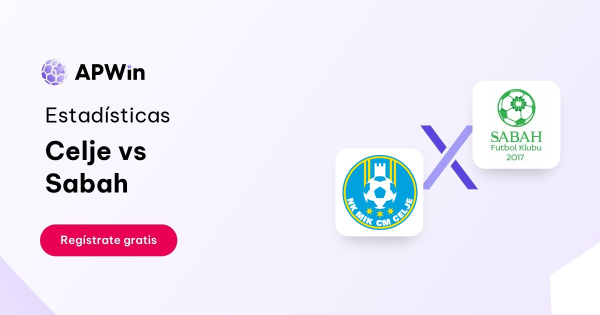 Celje vs Sabah: En vivo, Resultado y Estadísticas