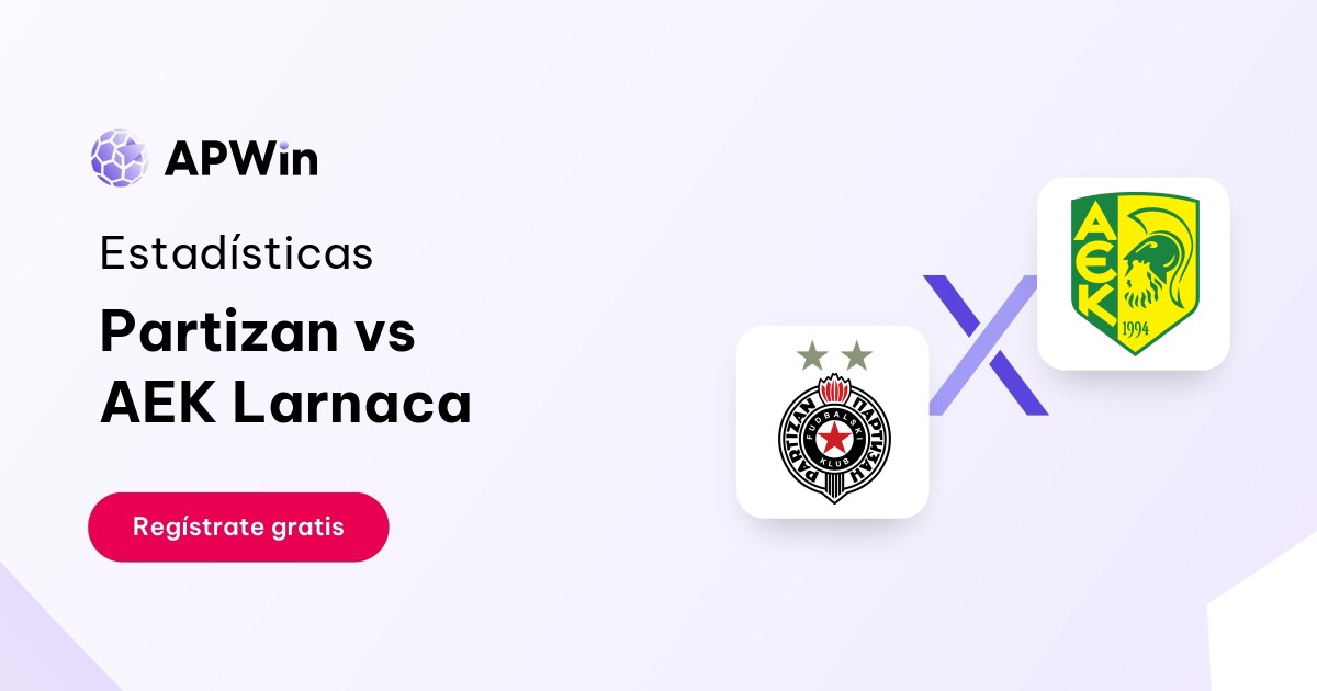 Partizan vs AEK Larnaca: En vivo, Resultado y Estadísticas