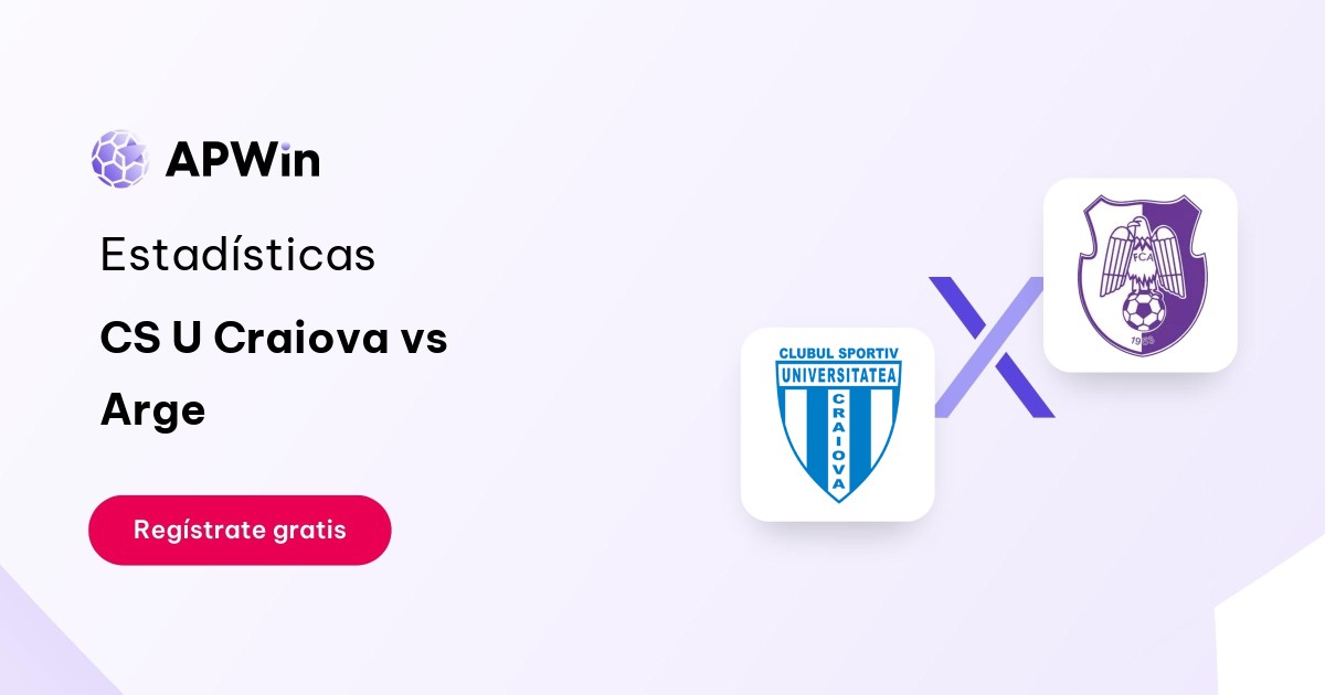 CS U Craiova vs Argeș: En vivo, Resultado y Estadísticas