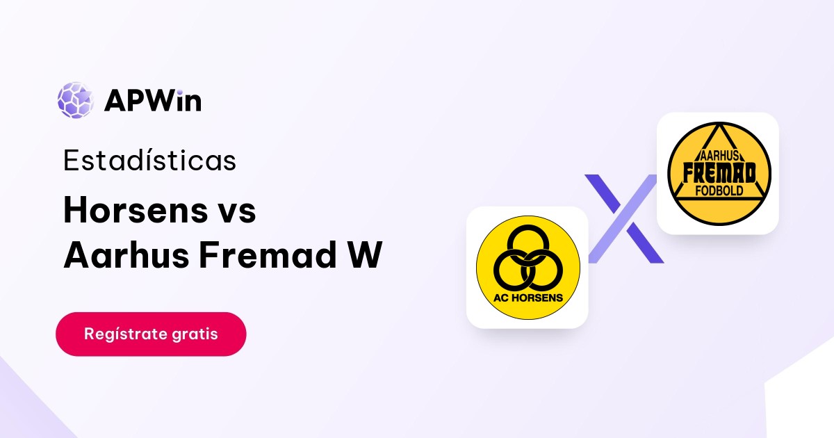 Horsens vs Aarhus Fremad W: En vivo, Resultado y Estadísticas