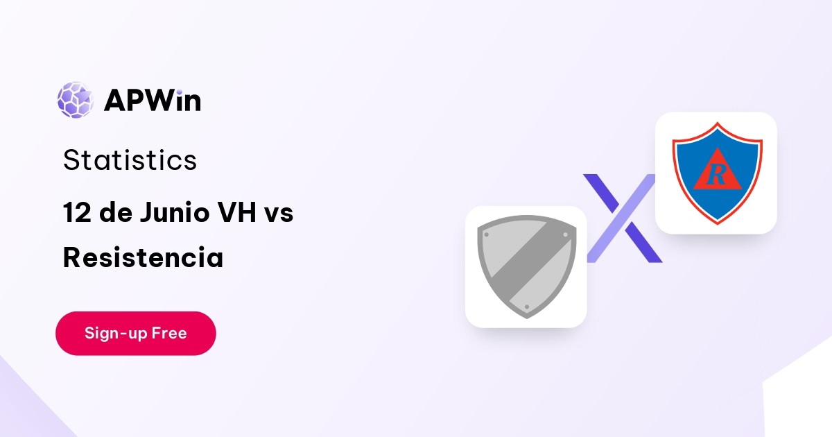 12 de Junio VH vs Resistencia Preview, Livescore and H2H