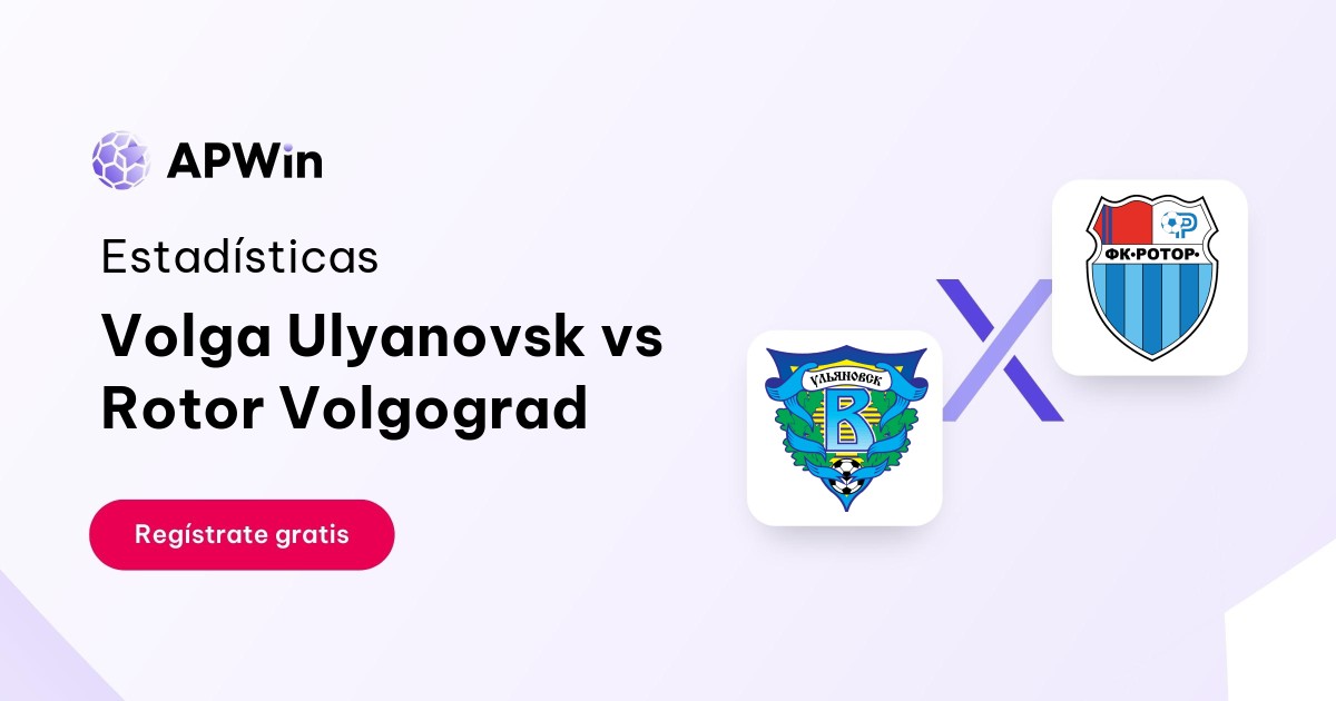 Volga Ulyanovsk vs Rotor Volgograd: En vivo, Resultado y Estadísticas