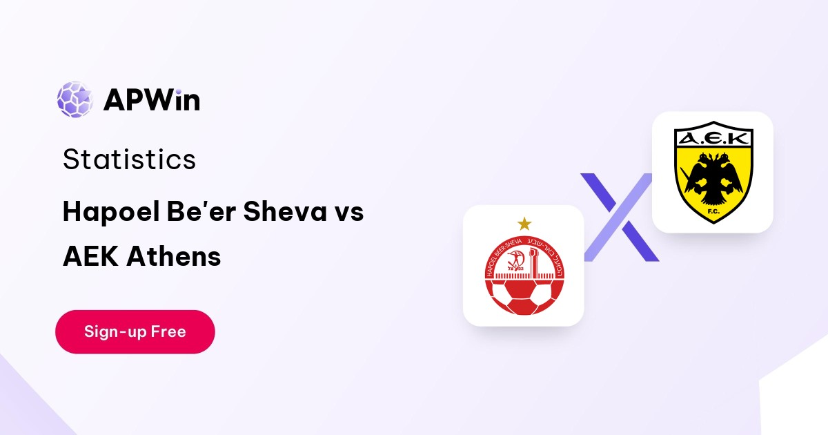 Hapoel Be'er Sheva vs AEK Athens Preview, Livescore and H2H