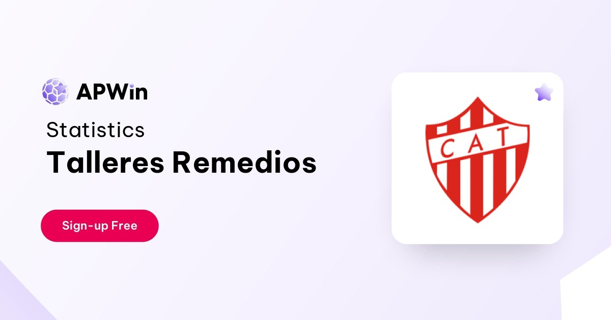 Talleres Remedios Table, Stats and Fixtures - Argentina