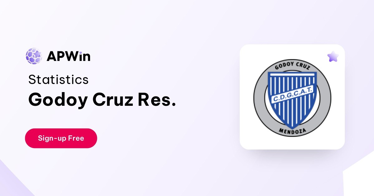 Godoy Cruz Res. Table, Stats and Fixtures - Argentina