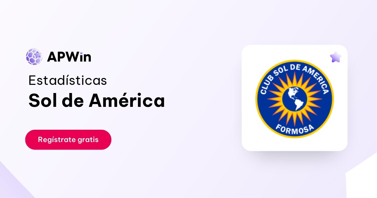 Argentina - Club Atlético Sol de América de Formosa - Results