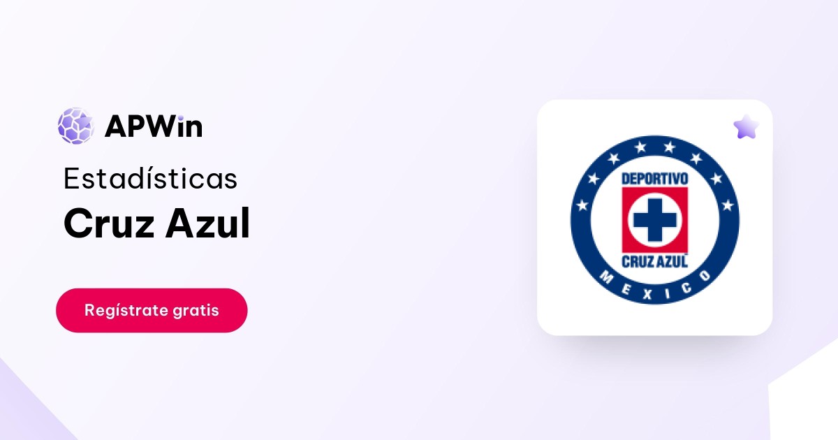 Cruz Azul Partidos, Resultados y Estadísticas