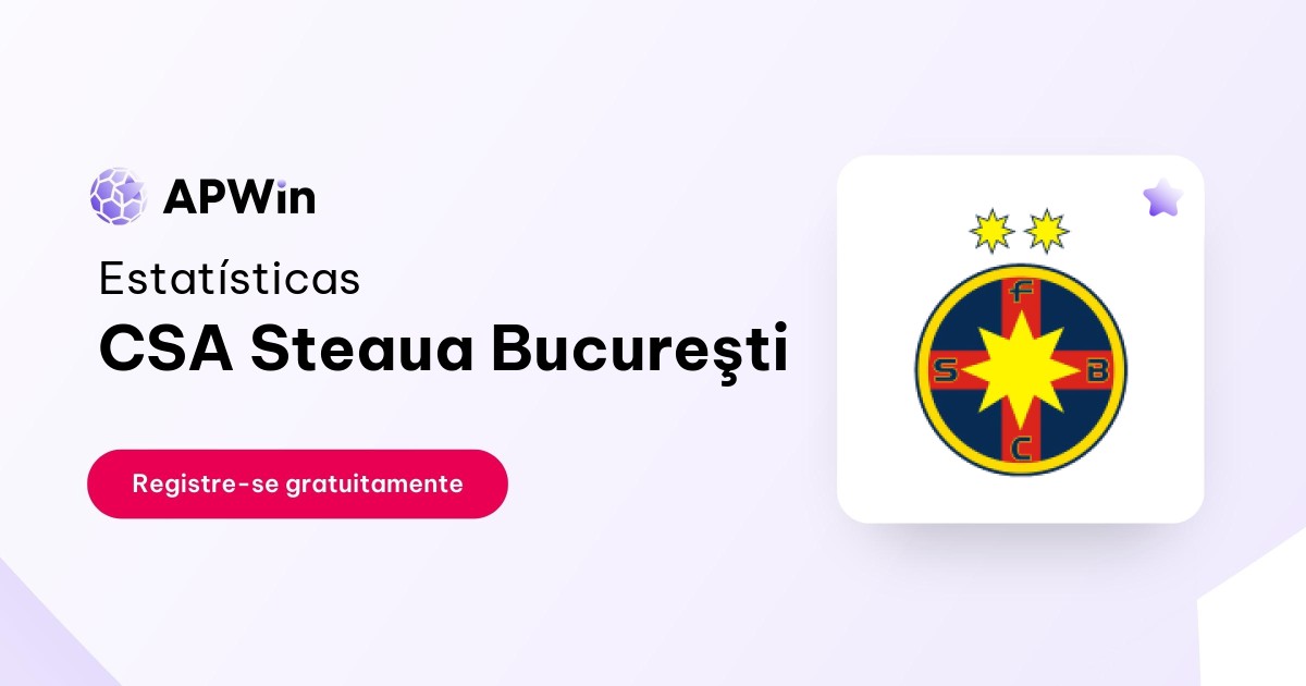 CSA Steaua Bucureşti: Tabela, Estatísticas e Jogos - Romênia