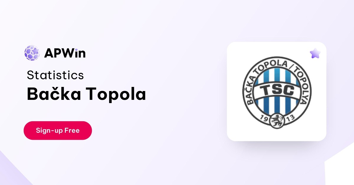 Serbia - FK TSC Bačka Topola - Results, fixtures, squad