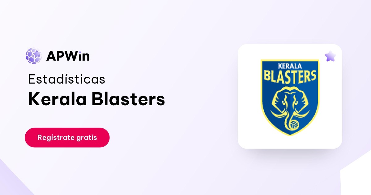 Kerala Blasters Tabla, Estadisticas y Partidos India APWin