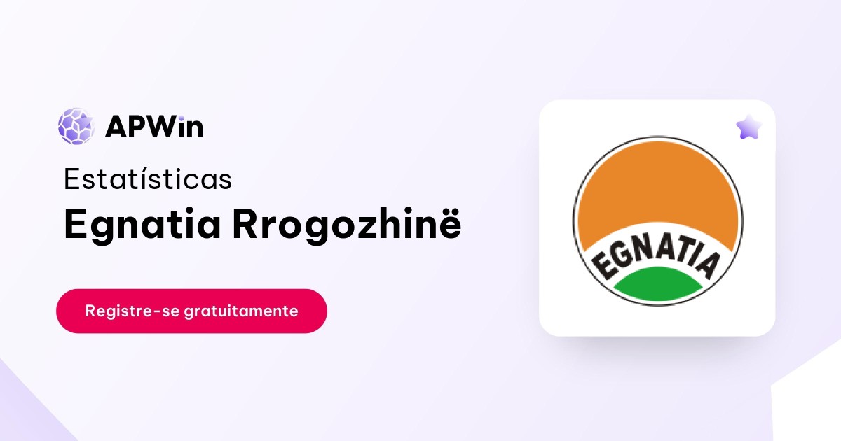 Egnatia Rrogozhinë: Tabela, Estatísticas e Jogos - Albânia