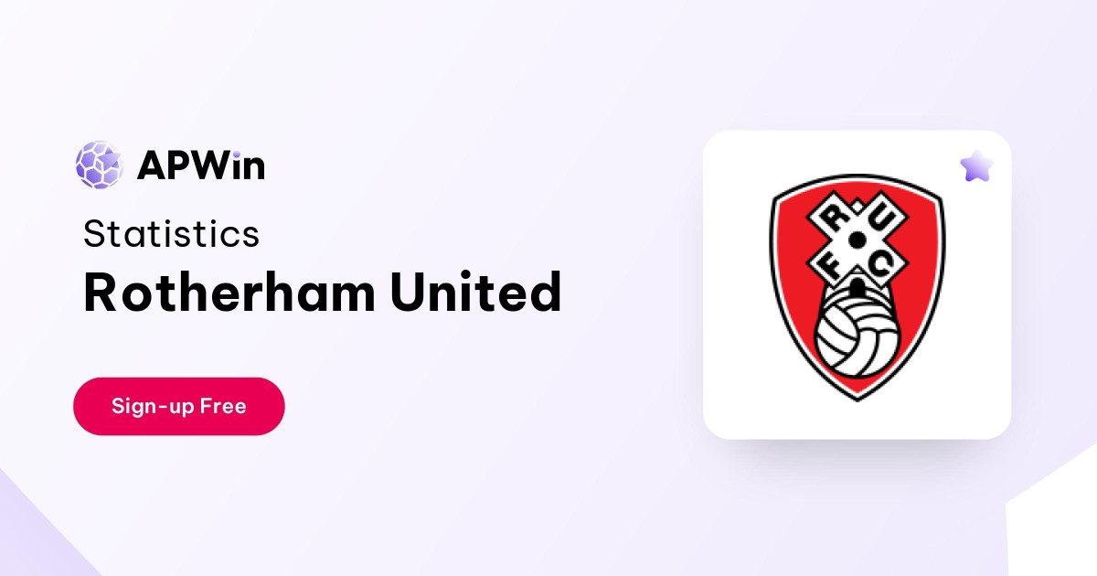 Rotherham United Matches Results and Statistics APWin