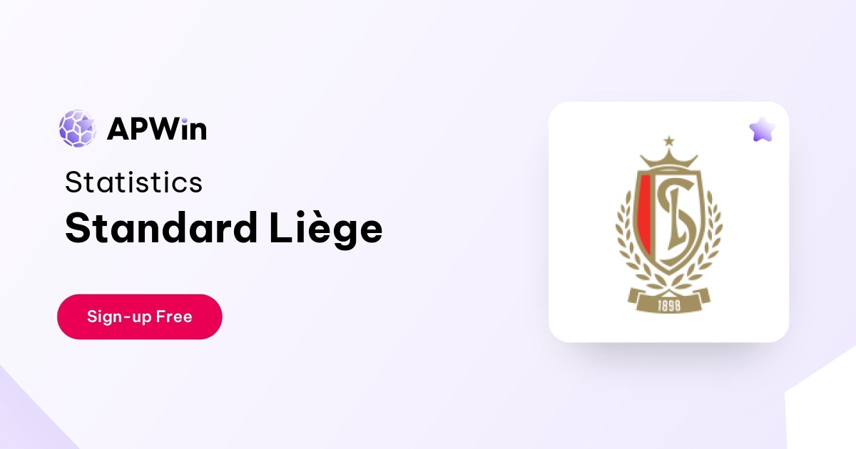 RSC Anderlecht - Standard de Liege Game Result, Statistics on 10